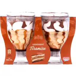Dekamarkt Primafrost Italiaans ijsdessert tiramisu 2 st aanbieding