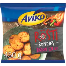 Dekamarkt Aviko Rosti Rondjes Bacon & Ui aanbieding