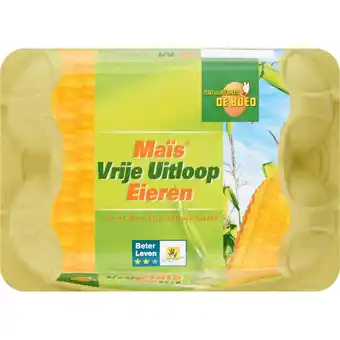 Dekamarkt Natuurfarm Mais vrije uitloop eieren M aanbieding
