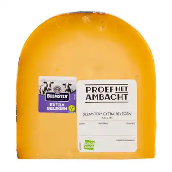 Dekamarkt DekaVers Beemster kaas extra belegen 48+ aanbieding