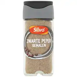 Dekamarkt Silvo Peper zwart gemalen aanbieding