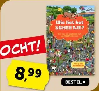 Boekenvoordeel Wie liet het SCHEETJE? aanbieding