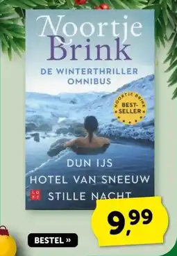 Boekenvoordeel Noortje Brink DE WINTERTHRILLER OMNIBUS DUN IJS HOTEL VAN SNEEUW STILLE NACHT aanbieding