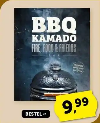 Boekenvoordeel BBQ KAMADO FIRE, FOOD&FRIENDS aanbieding