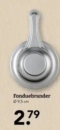 Blokker Fonduebrander aanbieding