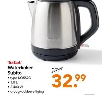 Blokker Waterkoker Subito aanbieding