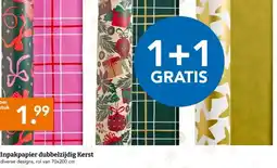 Blokker Inpakpapier dubbelzijdig Kerst aanbieding