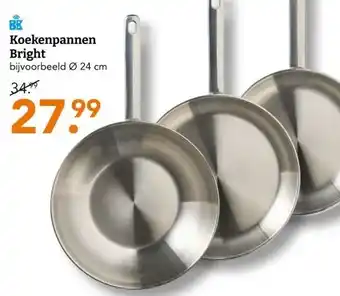 Blokker Koekenpannen Bright aanbieding