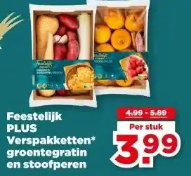 PLUS Feestelijk PLUS Verspakketten* aanbieding
