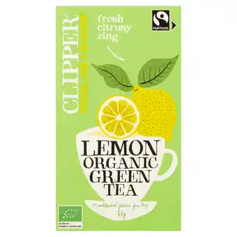 Dekamarkt Clipper Green tea lemon aanbieding