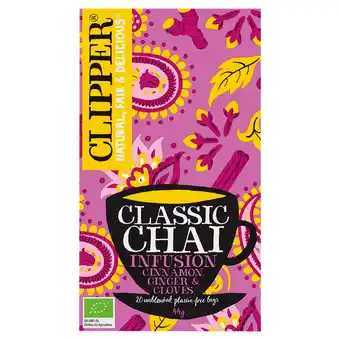 Dekamarkt Clipper Classic chai 20 zakjes aanbieding