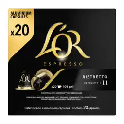 Dekamarkt L'Or Espresso Ristretto Koffiecups voordeelpak aanbieding
