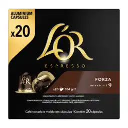 Dekamarkt L'Or Espresso Forza Koffiecups voordeelpak aanbieding