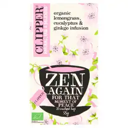 Dekamarkt Clipper Tea zen again 20 stuks aanbieding