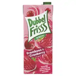 Dekamarkt Dubbelfrisss Framboos-cranberry aanbieding