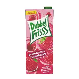 Dekamarkt Dubbelfrisss Framboos-cranberry aanbieding
