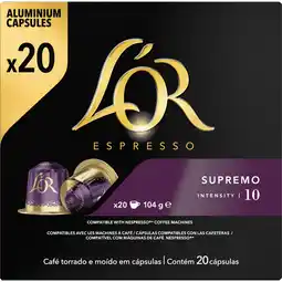 Dekamarkt L'Or Koffiecups espresso supremo sterkte 10 aanbieding