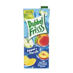 Dekamarkt Dubbelfrisss Appel-perzik aanbieding