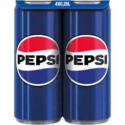 Dekamarkt Pepsi Regular 4 x 25 cl aanbieding