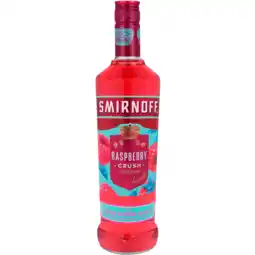 Dekamarkt Smirnoff Vodka raspberry crush aanbieding