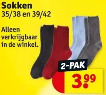 Kruidvat Sokken aanbieding