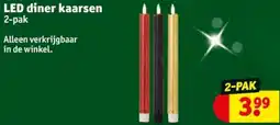 Kruidvat LED diner kaarsen aanbieding