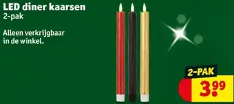 Kruidvat LED diner kaarsen aanbieding