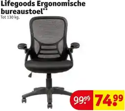 Kruidvat Lifegoods Ergonomische bureaustoel aanbieding