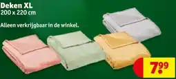 Kruidvat Deken XL aanbieding