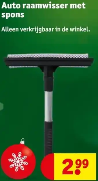 Kruidvat Auto raamwisser met spons aanbieding