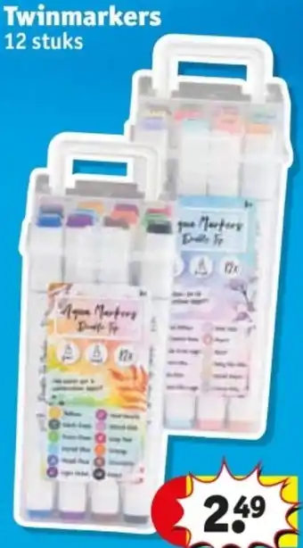 Kruidvat Twinmarkers aanbieding