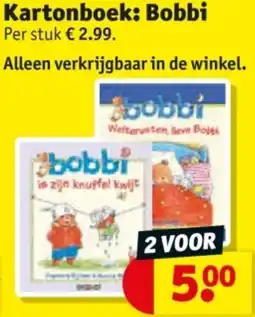 Kruidvat Kartonboek: Bobbi aanbieding