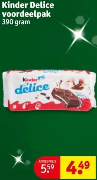 Kruidvat Kinder Delice voordeelpak aanbieding