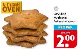 Hoogvliet Gevulde koek ster aanbieding