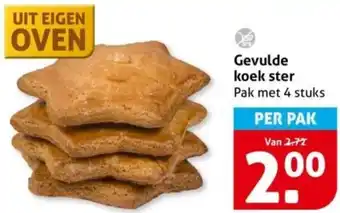 Hoogvliet Gevulde koek ster aanbieding