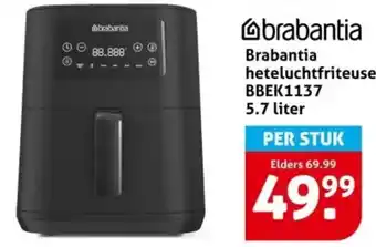 Hoogvliet Brabantia heteluchtfriteuse BBEK1137 aanbieding