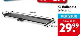 Hoogvliet XL Hollandia tafelgrill aanbieding