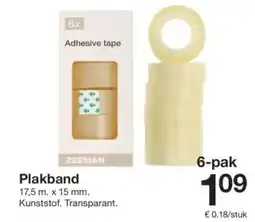 Zeeman Plakband aanbieding