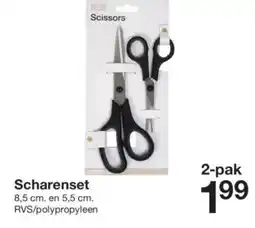 Zeeman Scharenset aanbieding