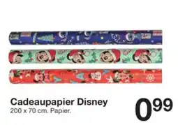 Zeeman Cadeaupapier Disney aanbieding