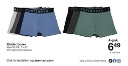 Zeeman Kinder boxer Maat aanbieding