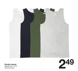 Zeeman Kinder hemd aanbieding