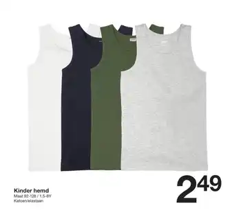 Zeeman Kinder hemd aanbieding