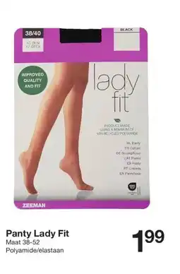 Zeeman Panty Lady Fit aanbieding
