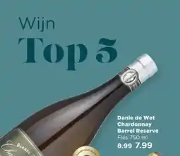 PLUS Danie de Wet Chardonnay Barrel Reserve aanbieding