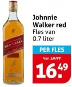 Hoogvliet Johnnie Walker red aanbieding