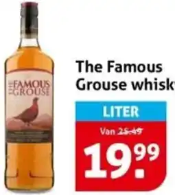 Hoogvliet The Famous Grouse whisky aanbieding