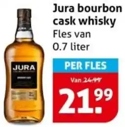 Hoogvliet Jura bourbon cask whisky aanbieding