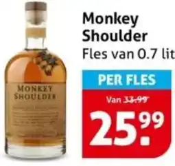 Hoogvliet Monkey Shoulder aanbieding