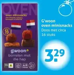 Hoogvliet G'woon oven minisnacks aanbieding